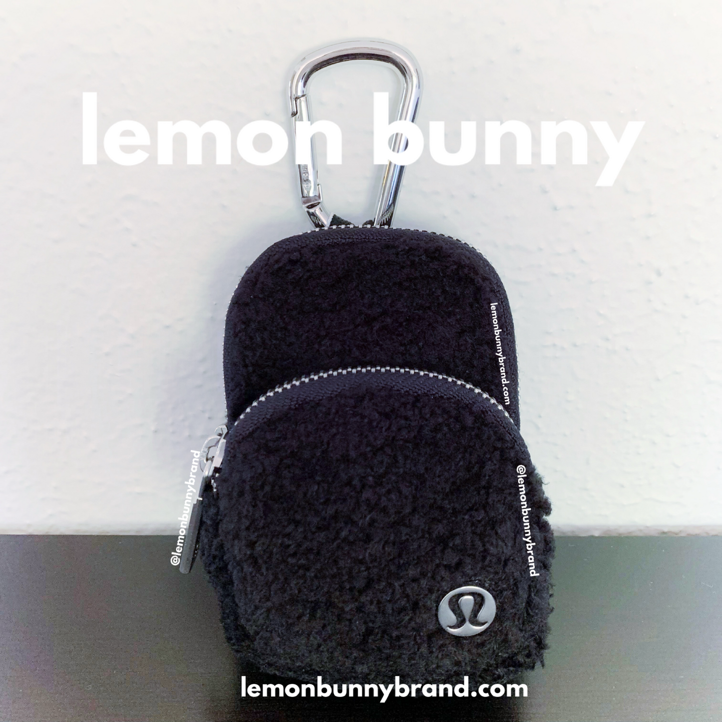 lululemon Nano Clip-On Backpack *Fleece in Black, One Size