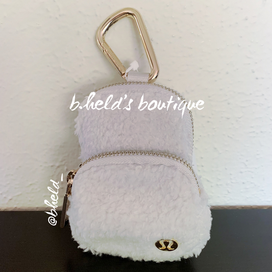 lululemon Nano Clip-On Backpack *Fleece in Light Ivory, One Size