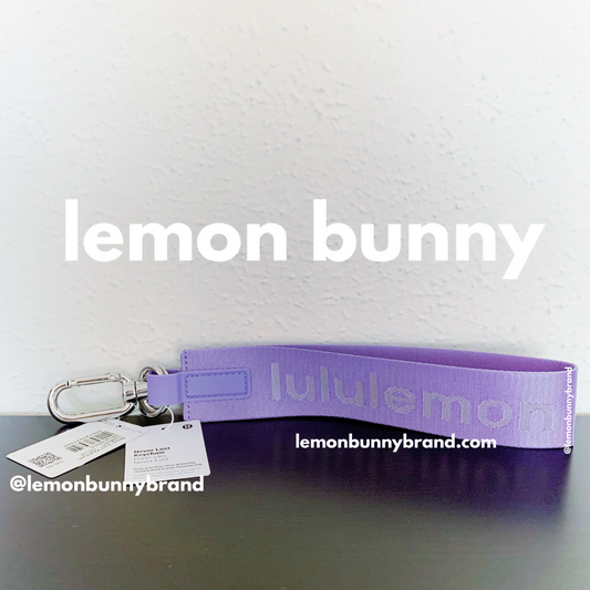 lululemon Never Lost Keychain (2023 Style) in Dark Lavender/White Opal, One Size