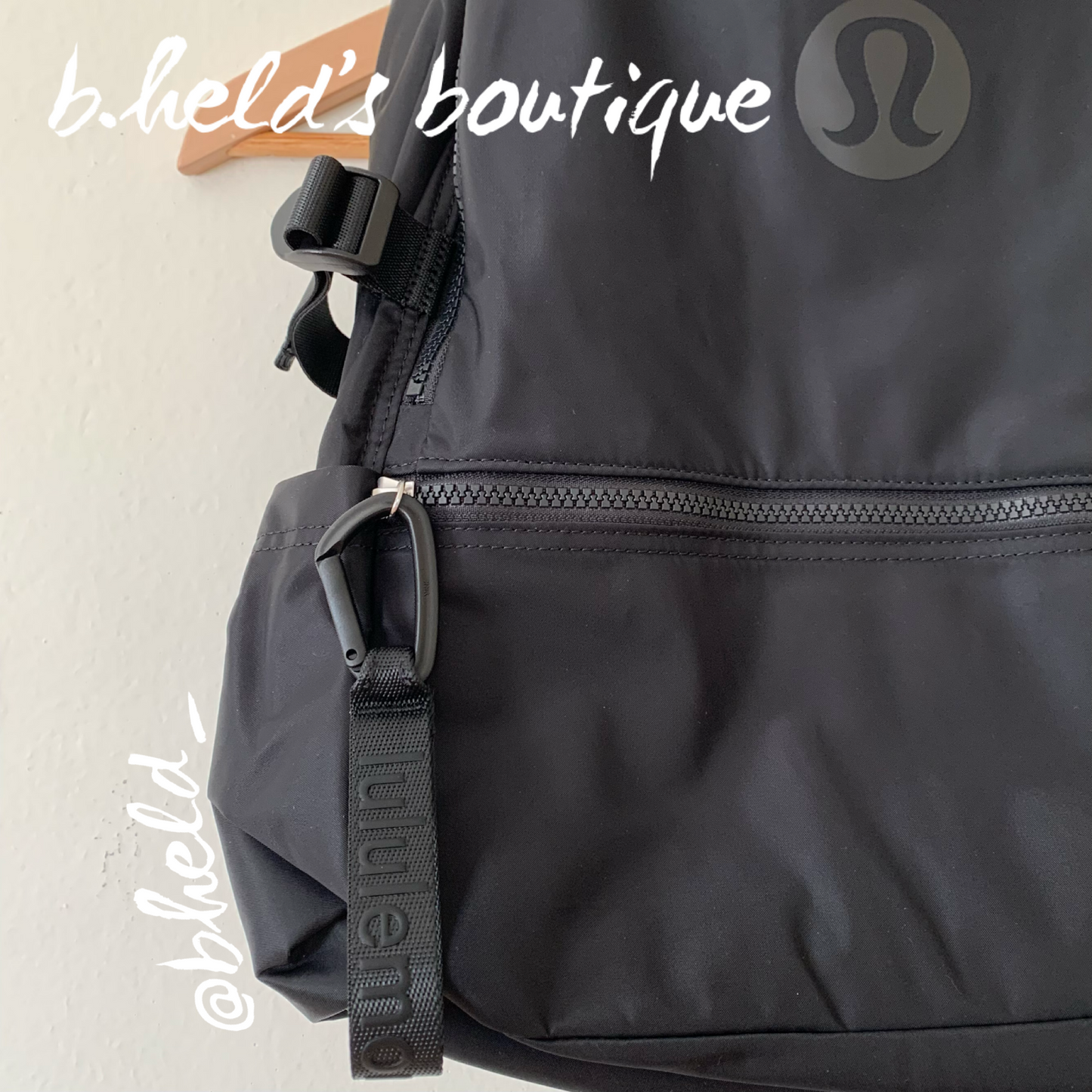 lululemon New Crew Backpack (22 L) in Black, One Size
