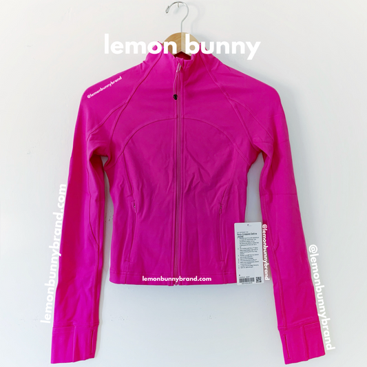 lululemon Nulu Cropped Define Jacket in Sonic Pink, Size 4