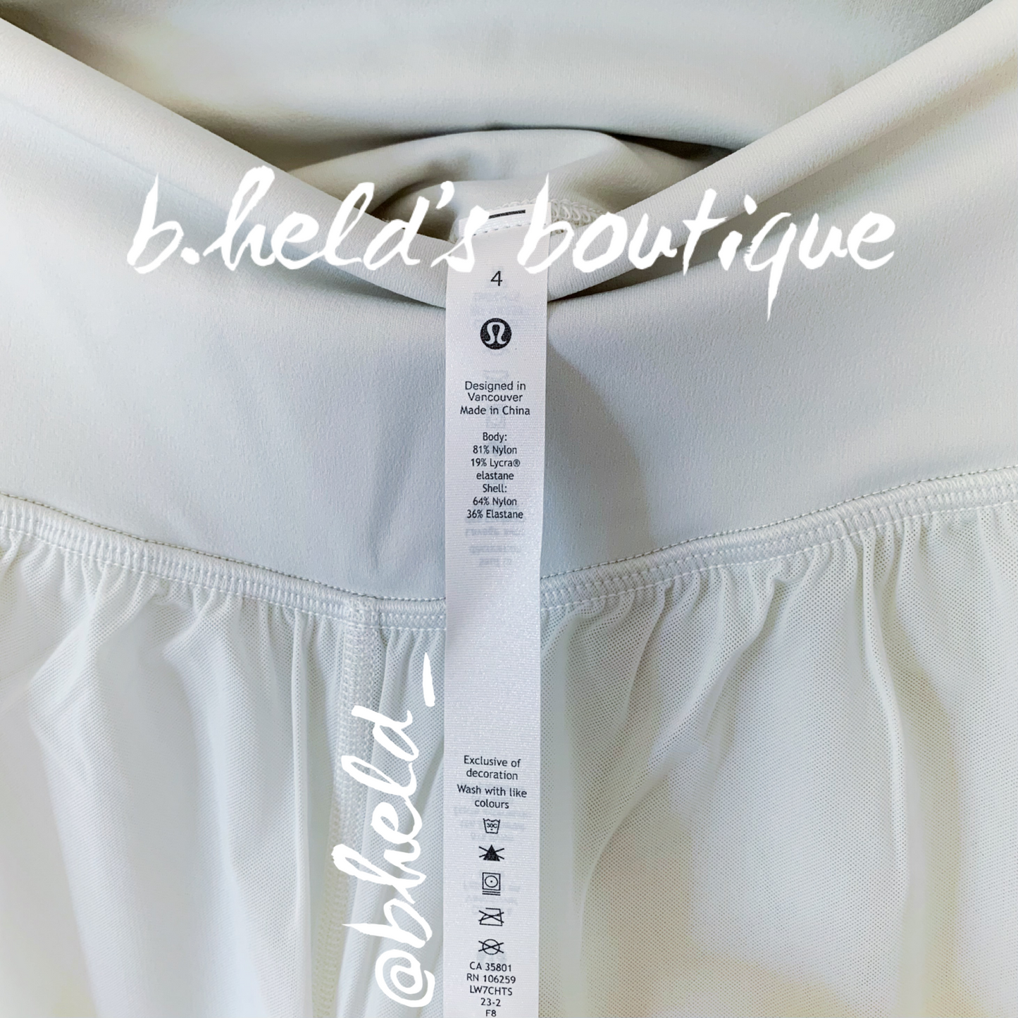 lululemon Nulu and Mesh High-Rise Yoga Short 3.5" in Bone, Size 4