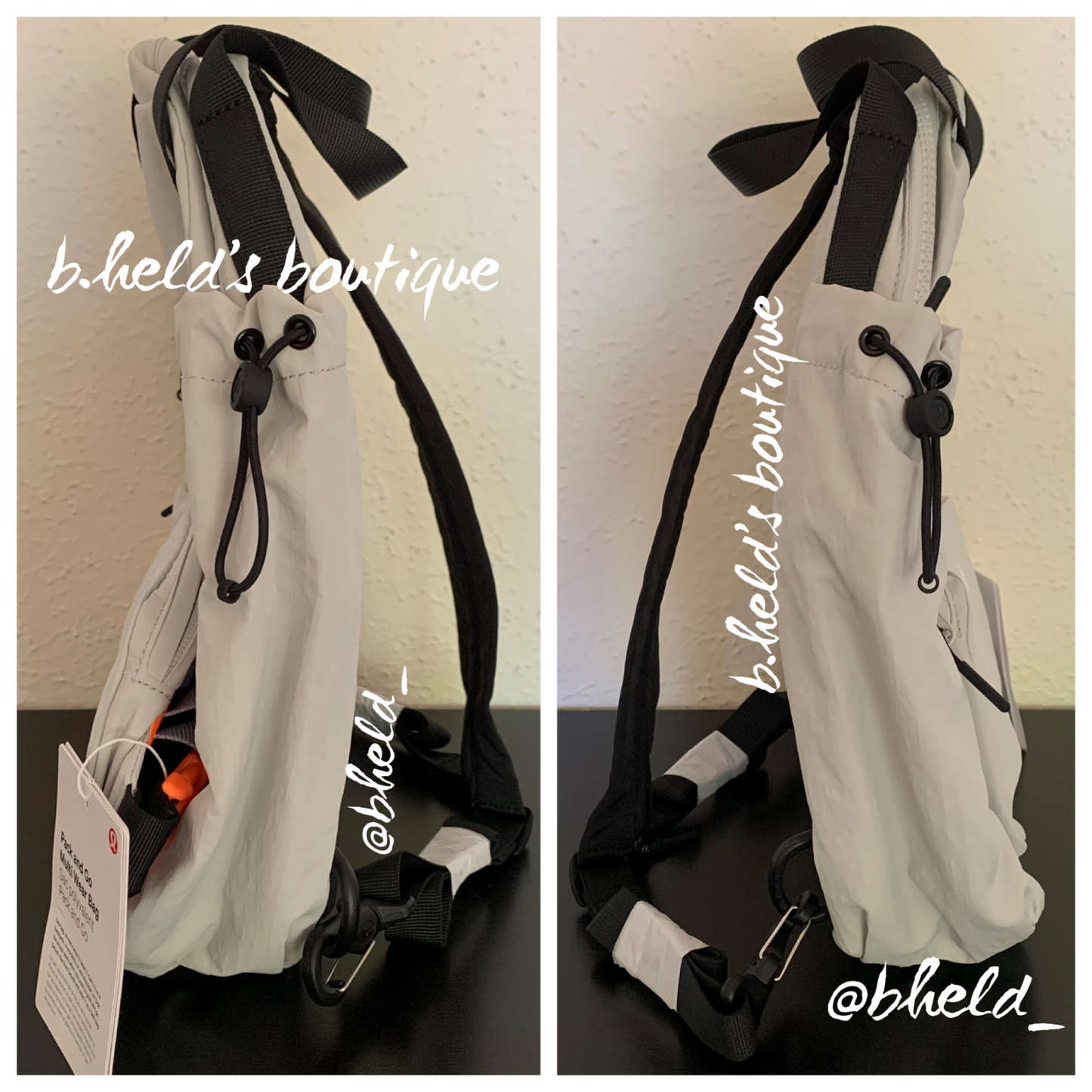 lululemon Pack and Go Multi Wear Bag in Vapor/Black, One Size