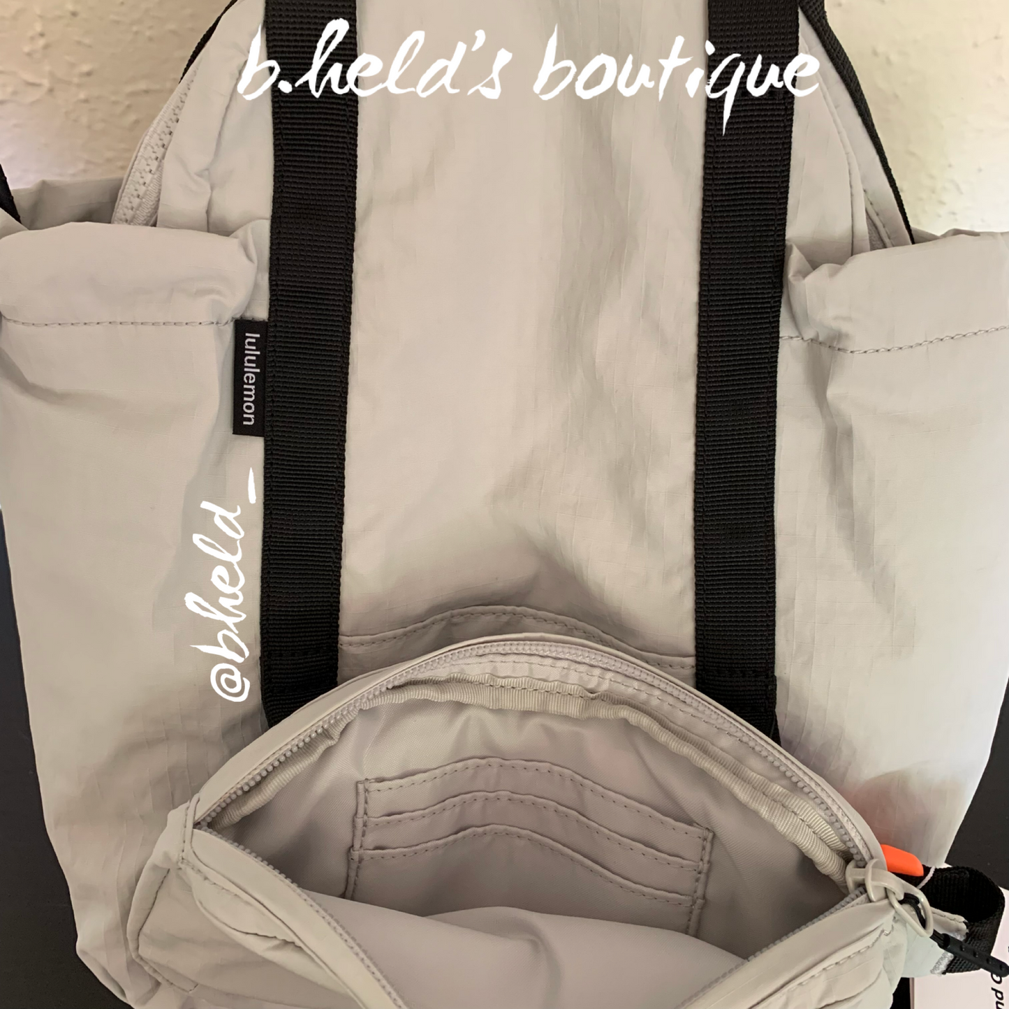 lululemon Pack and Go Multi Wear Bag in Vapor/Black, One Size