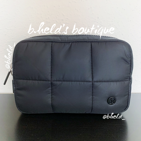 lululemon Quilted Grid Belt Bag in Black, One Size