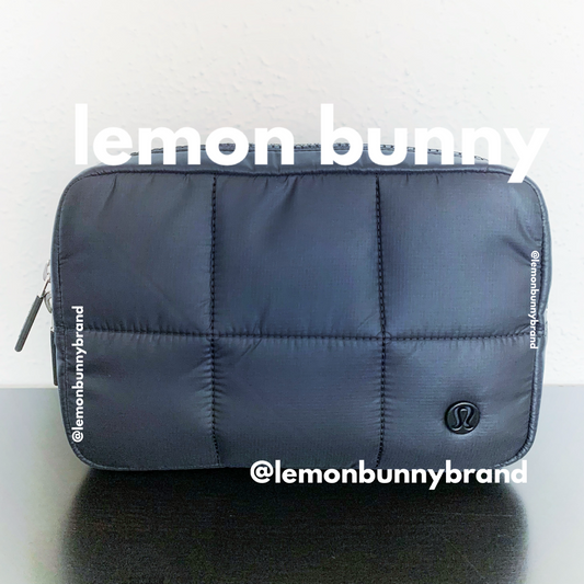 lululemon Quilted Grid Belt Bag in Black, One Size