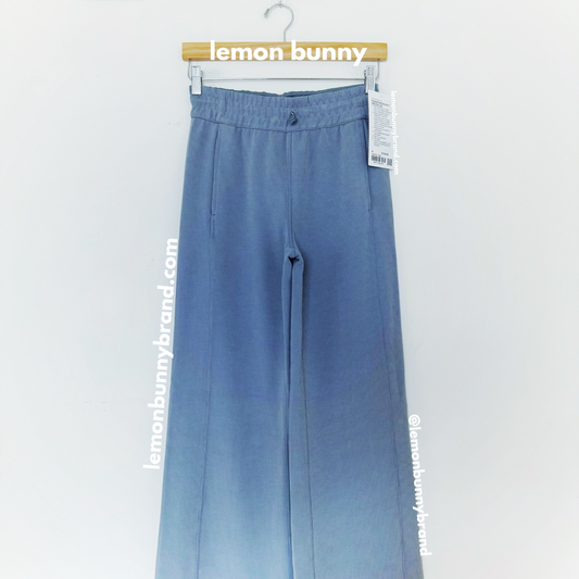 lululemon Ribbed Softstreme Mid-Rise Pant 32" in Belgian Blue, Size 4