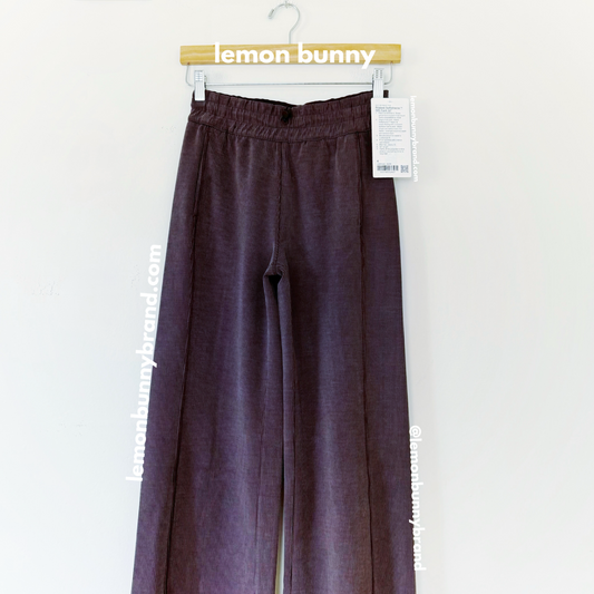 lululemon Ribbed Softstreme Mid-Rise Pant 32" in Espresso, Size 4