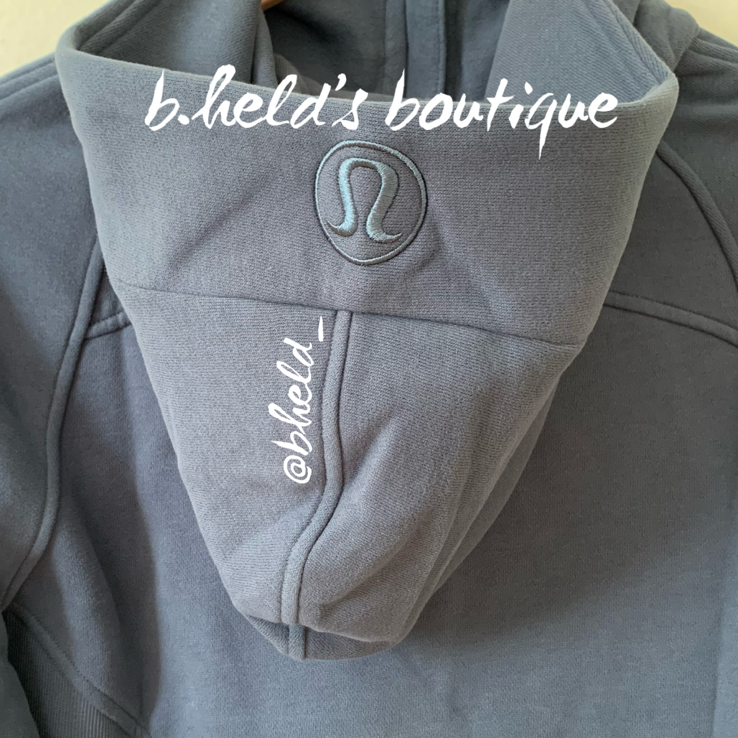lululemon Scuba Oversized Half-Zip Hoodie in Iron Blue, Size XS/S