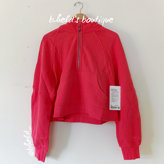 lululemon Scuba Oversized Half-Zip Hoodie in Lip Gloss, Size M/L