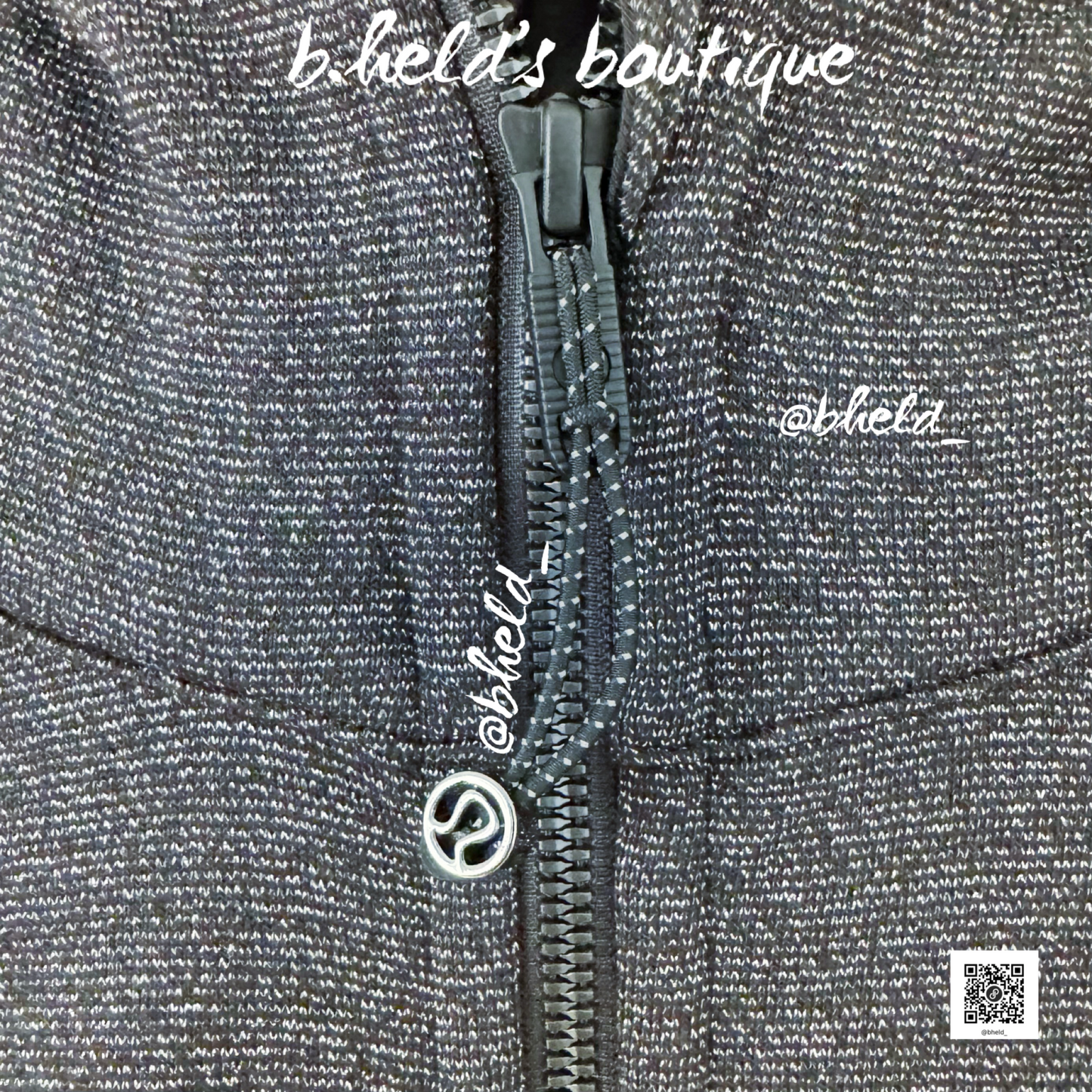lululemon Scuba Oversized Half-Zip Hoodie *Spark in Black/Silver, Size XS/S