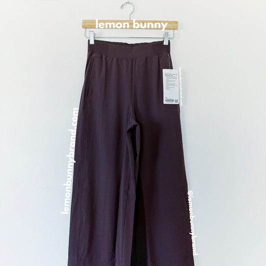 lululemon Stretch Woven High-Rise Wide-Leg Pant in Espresso, Size XS