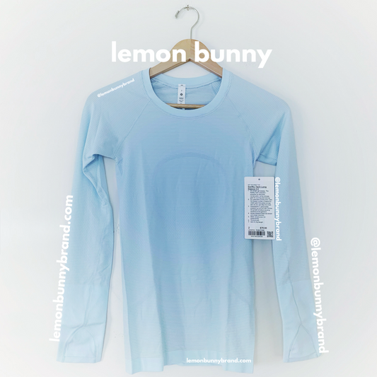 lululemon Swiftly Tech Long Sleeve Shirt 2.0 in Powder Blue/Powder Blue, Size 2