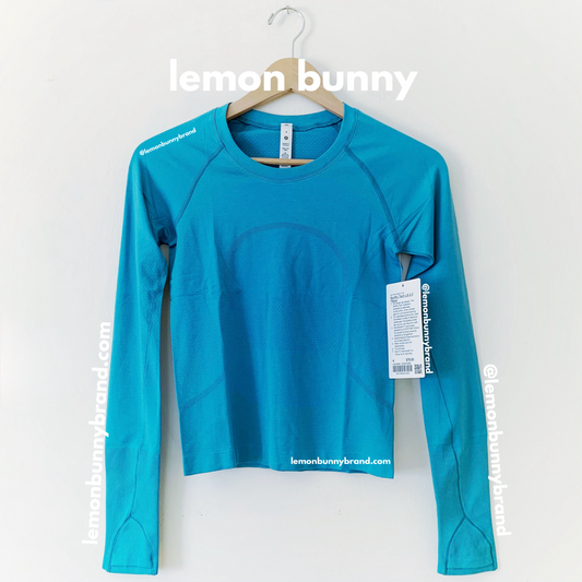 lululemon Swiftly Tech Long Sleeve Shirt 2.0 *Race Length in Oceanic/Oceanic, Size 4