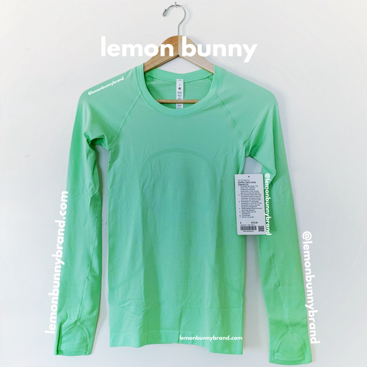 lululemon Swiftly Tech Long Sleeve Shirt 2.0 in Scream Green Light/Scream Green Light, Size 2