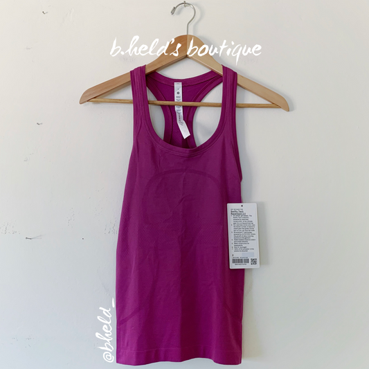 lululemon Swiftly Tech Racerback Tank Top 2.0 in Vivid Plum/Vivid Plum, Size 2