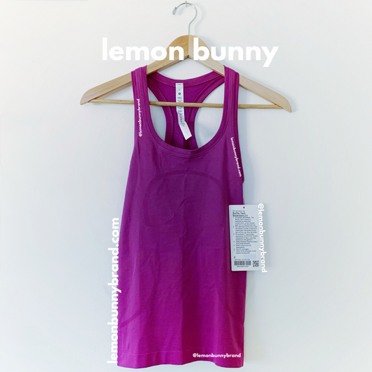 lululemon Swiftly Tech Racerback Tank Top 2.0 in Vivid Plum/Vivid Plum, Size 2