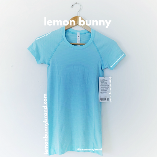 lululemon Swiftly Tech Short Sleeve Shirt 2.0 in Icing Blue/Icing Blue, Size 2