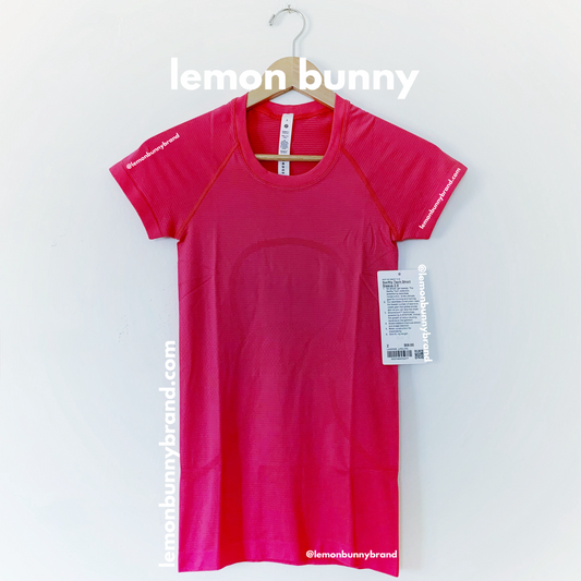 lululemon Swiftly Tech Short Sleeve Shirt 2.0 in Lip Gloss/Lip Gloss, Size 2