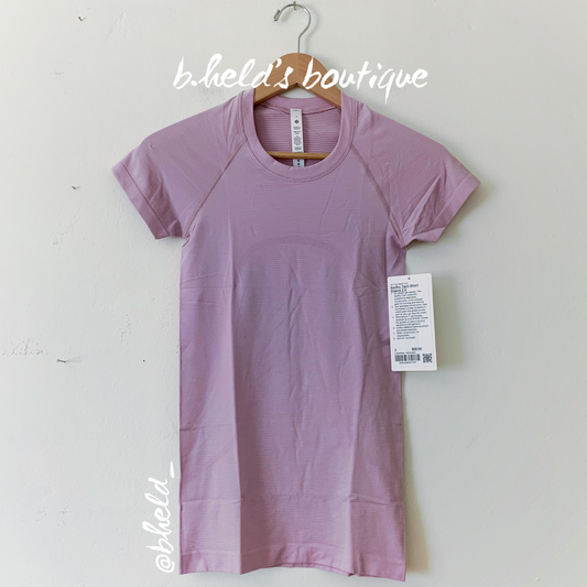 lululemon Swiftly Tech Short Sleeve Shirt 2.0 in Pink Peony/Pink Peony, Size 2