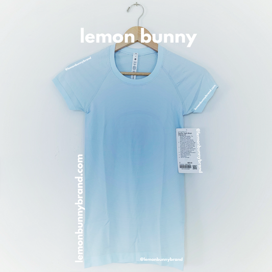 lululemon Swiftly Tech Short Sleeve Shirt 2.0 in Powder Blue/Powder Blue, Size 2