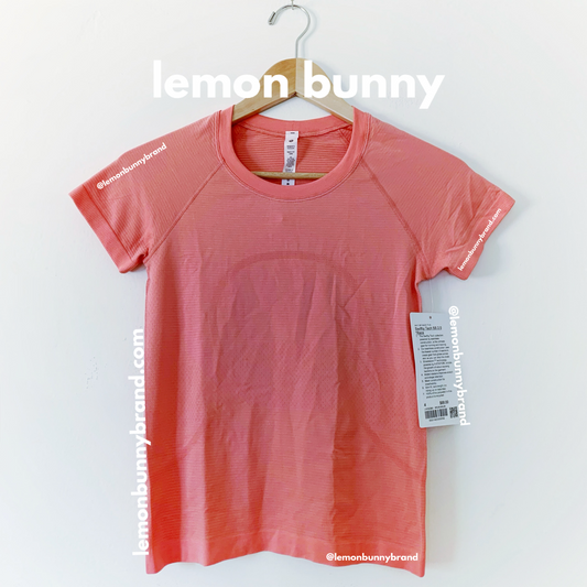 lululemon Swiftly Tech Short Sleeve Shirt 2.0 *Race Length in Raspberry Cream/Raspberry Cream, Size 4