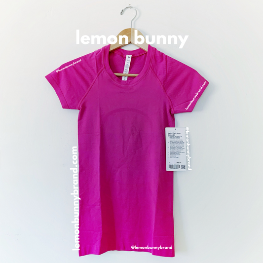 lululemon Swiftly Tech Short Sleeve Shirt 2.0 in Sonic Pink/Sonic Pink, Size 2