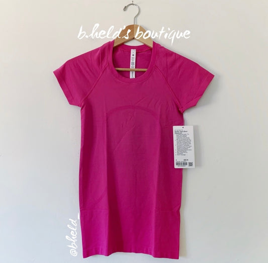 lululemon Swiftly Tech Short Sleeve Shirt 2.0 in Sonic Pink/Sonic Pink, Size 4