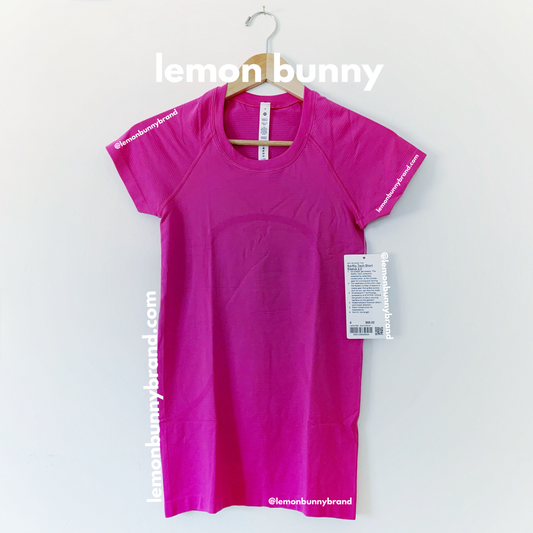 lululemon Swiftly Tech Short Sleeve Shirt 2.0 in Sonic Pink/Sonic Pink, Size 4