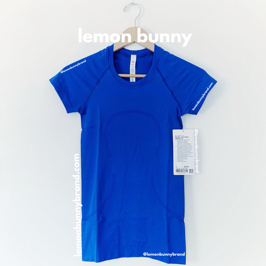lululemon Swiftly Tech Short Sleeve Shirt 2.0 in Symphony Blue/Symphony Blue, Size 2