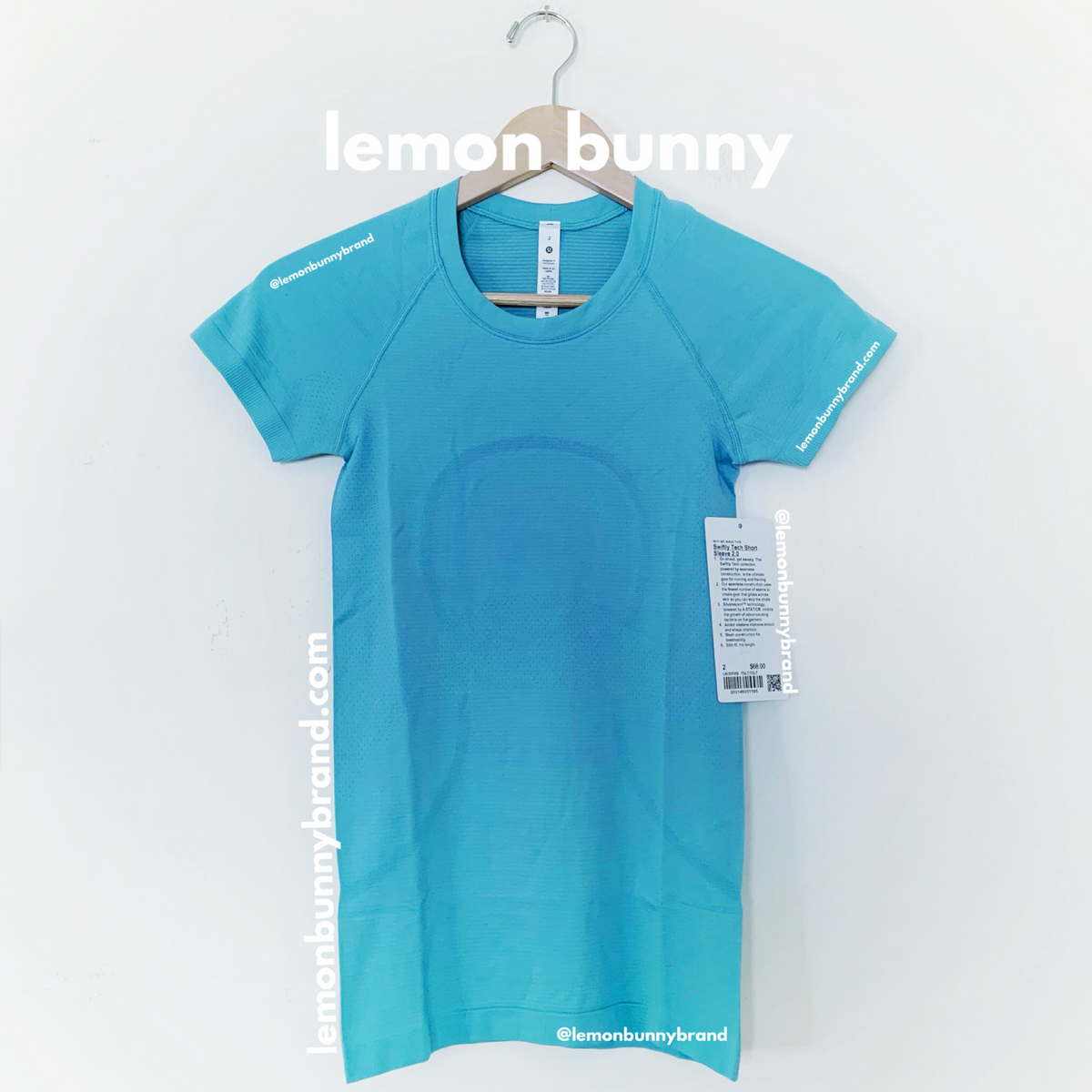 lululemon Swiftly Tech Short Sleeve Shirt 2.0 in Tidal Teal/Tidal Teal, Size 2