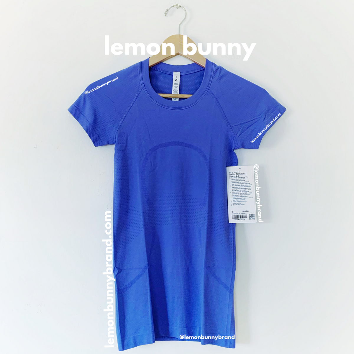 lululemon Swiftly Tech Short Sleeve Shirt 2.0 in Wild Indigo/Wild Indigo, Size 2
