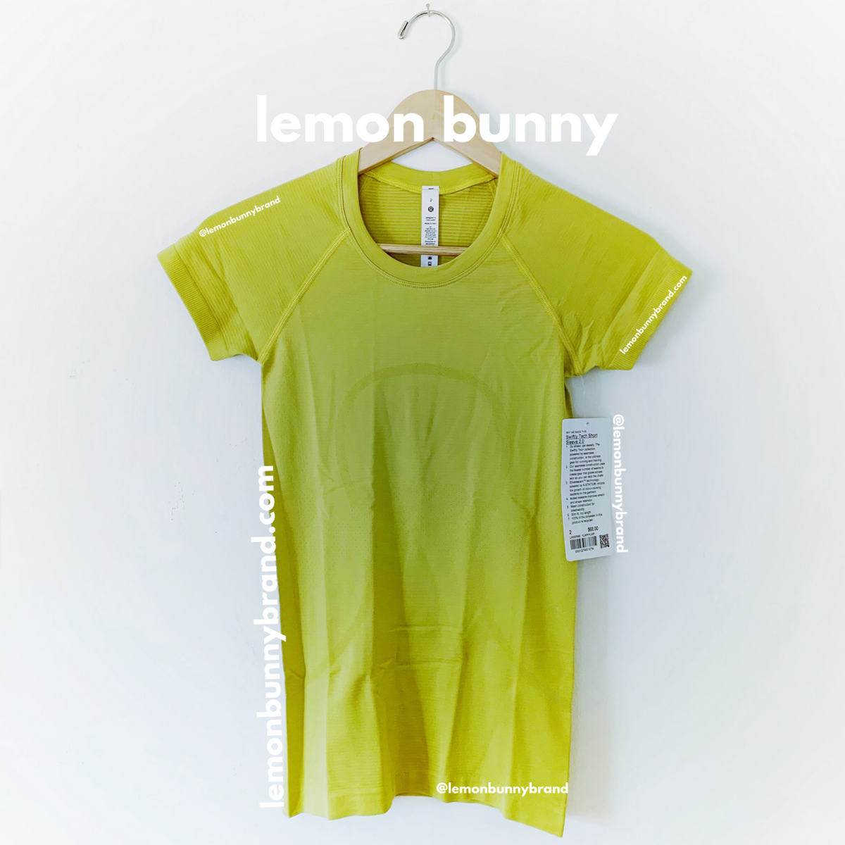 lululemon Swiftly Tech Short Sleeve Shirt 2.0 in Yellow Pear/Yellow Pear, Size 2