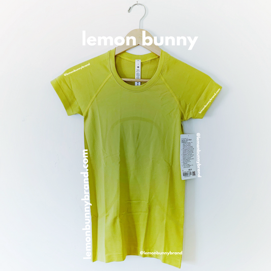 lululemon Swiftly Tech Short Sleeve Shirt 2.0 in Yellow Pear/Yellow Pear, Size 2