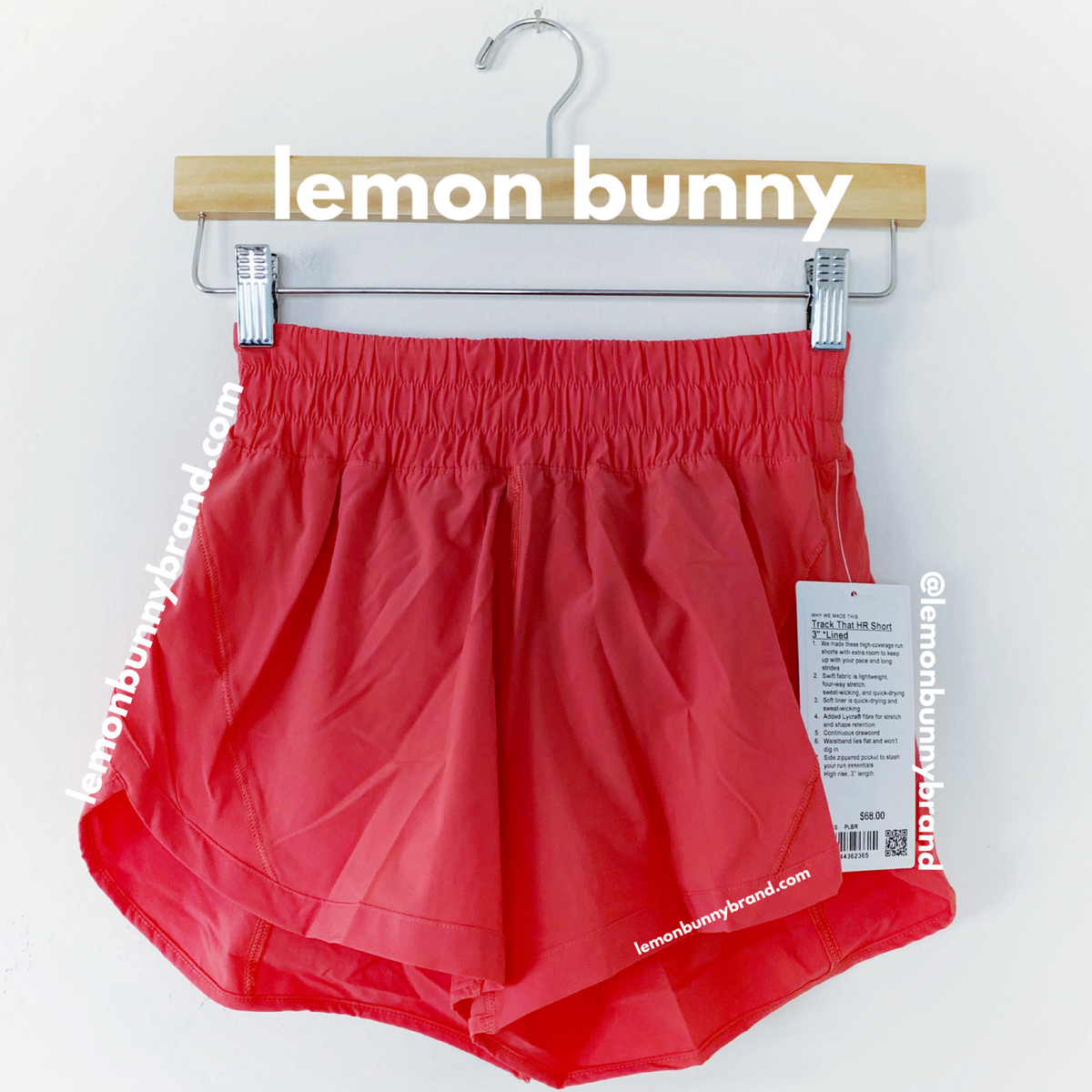 lululemon Track That High-Rise Lined Short 3" in Pale Raspberry, Size 4