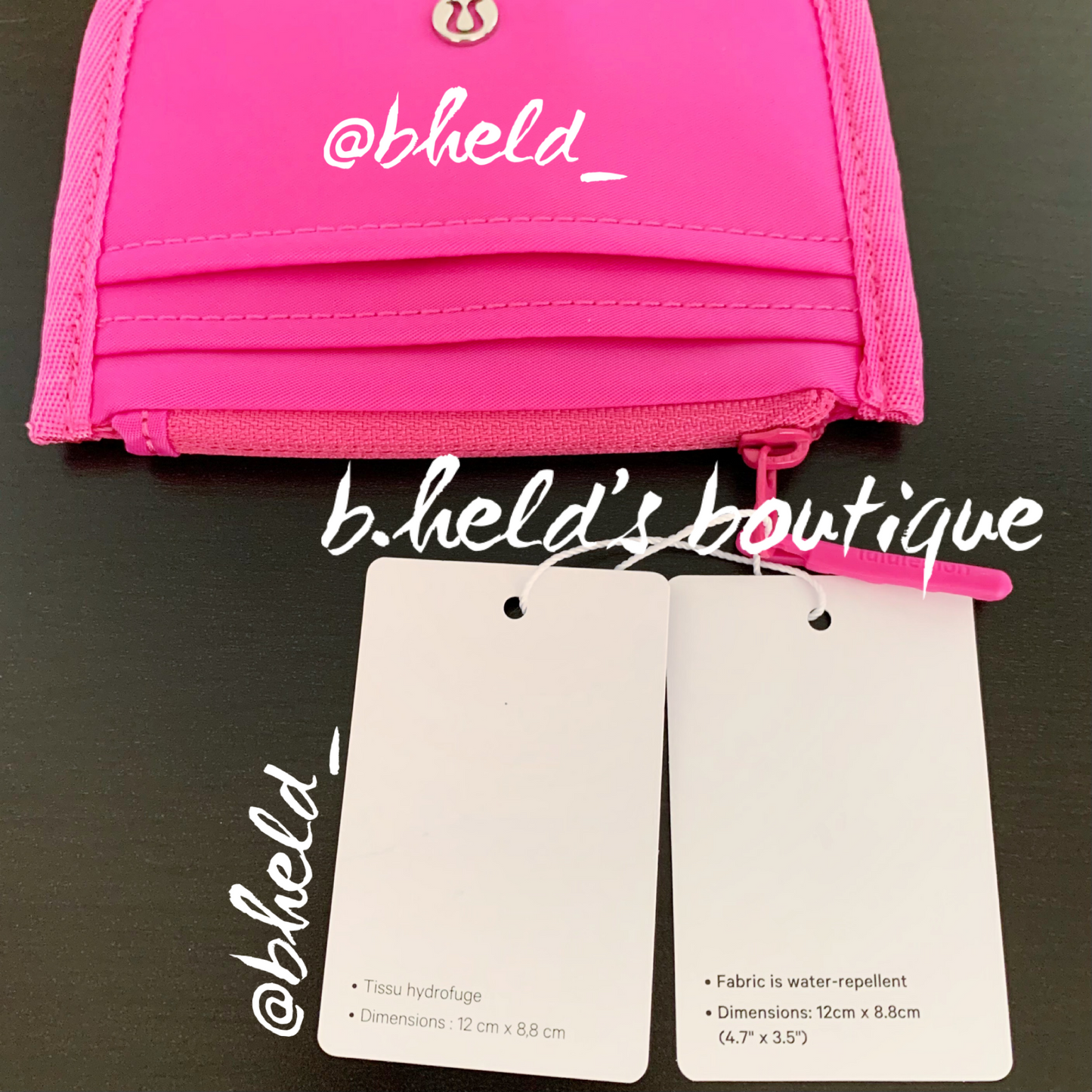 lululemon True Identity Card Case Wallet in Sonic Pink, One Size