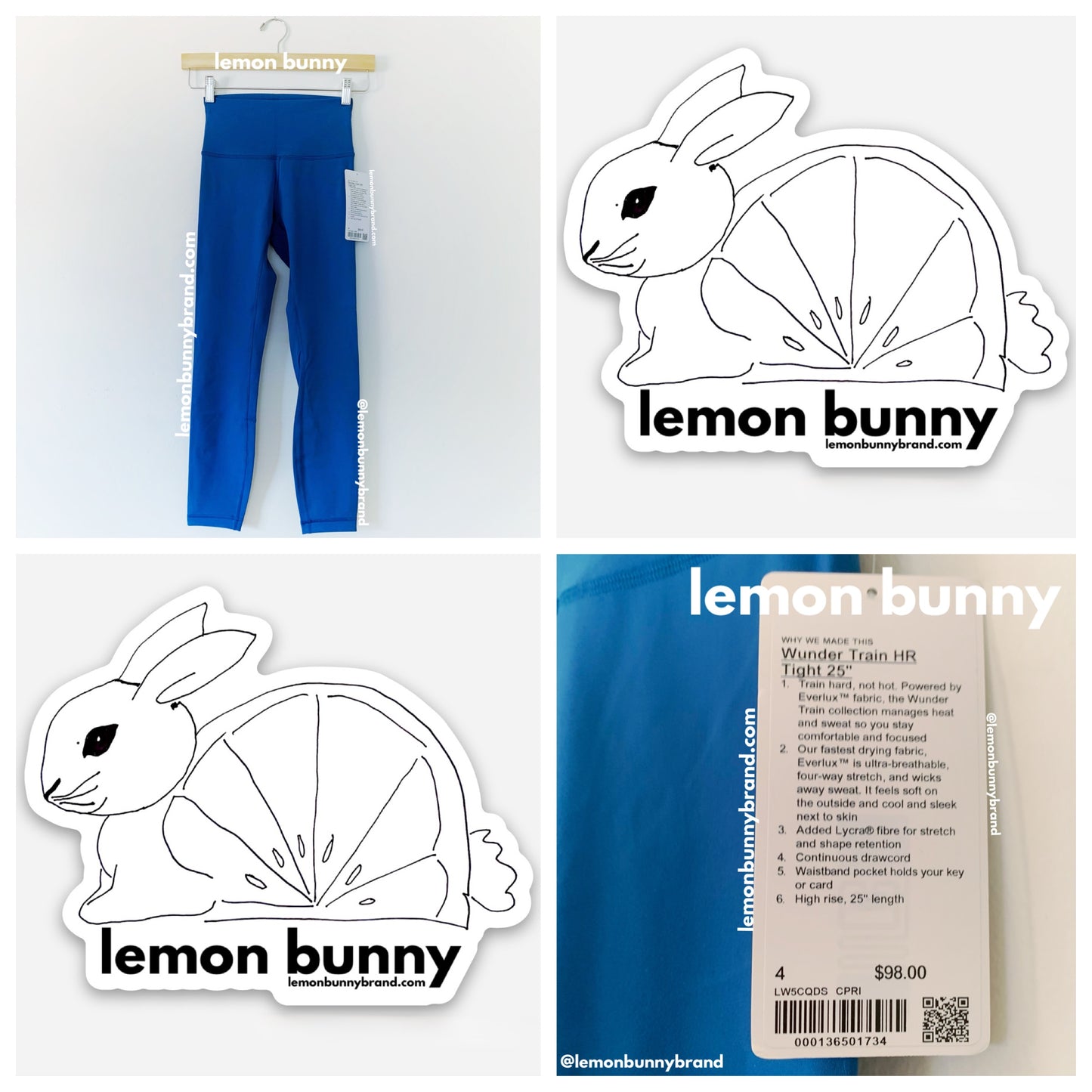 lululemon Wunder Train High-Rise Tight 25" in Capri, Size 4