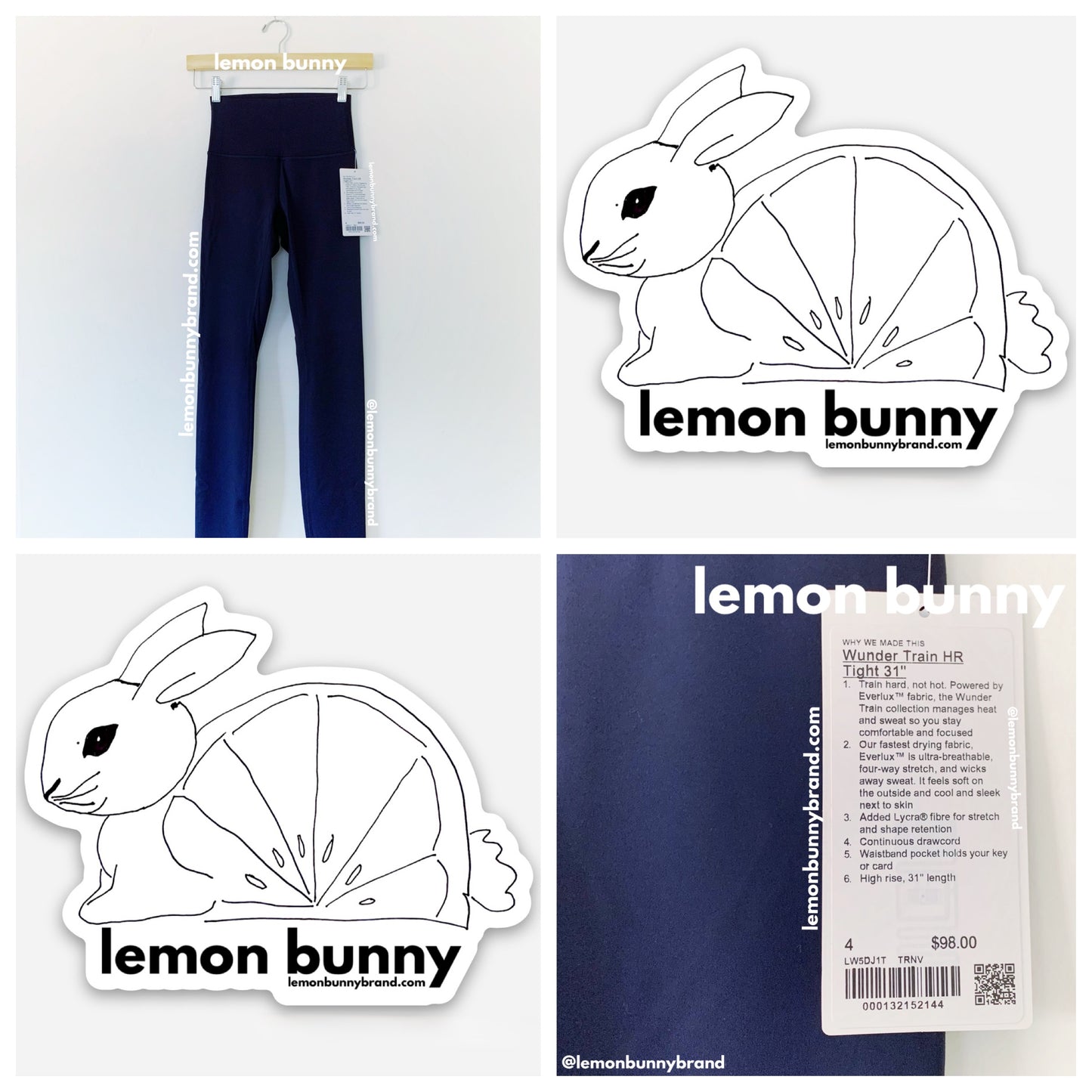 lululemon Wunder Train High-Rise Tight 31" in True Navy, Size 4