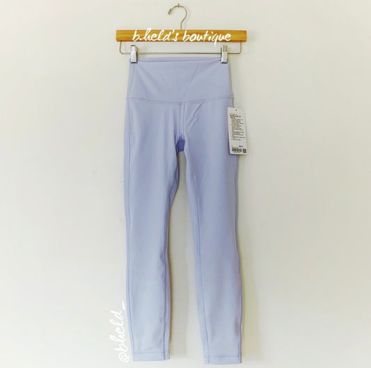 lululemon Wunder Under High-Rise Tight 25" *Luxtreme in Pastel Blue, Size 4 (Double-Lined)