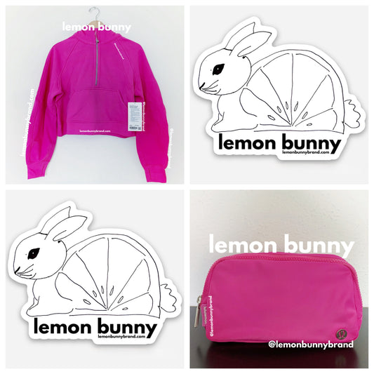 *lemon bunny Curated Bundle: 1 lululemon Scuba Oversized Half-Zip Hoodie & 1 Everywhere Belt Bag in Sonic Pink, Size XS/S